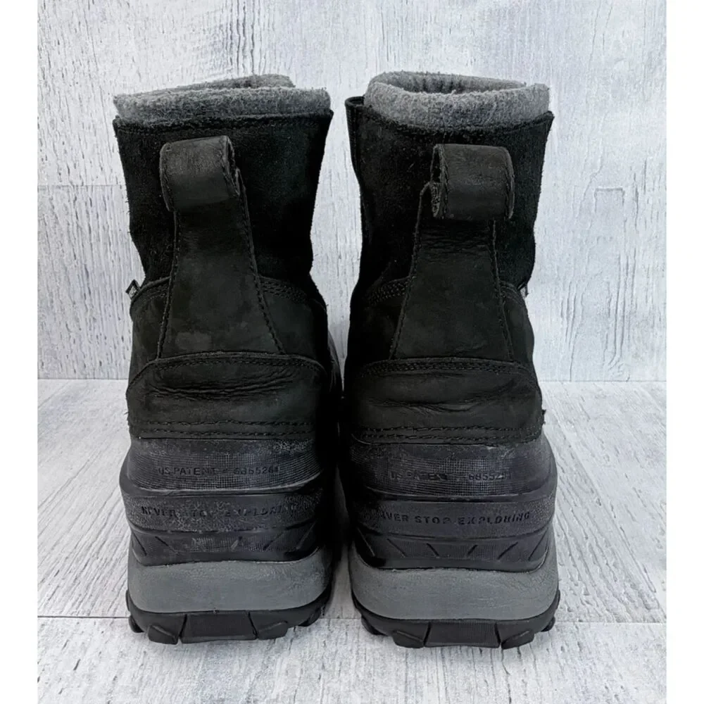 North Face HeatSeeker Waterproof Boots Men 14 Insulated Black 200 Gram Pull-On
